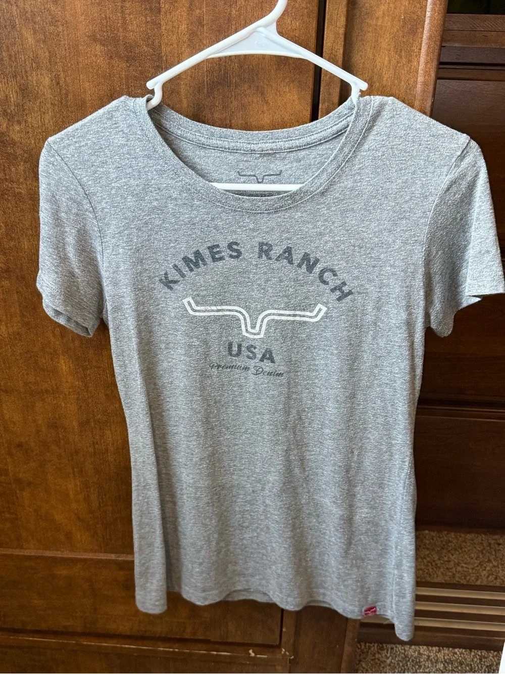 Kimes Ranch Heather Gray Logo Short Sleeve Tee